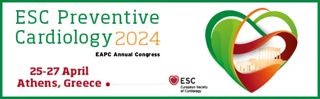 April 25 - 27, 2024: ESC Preventive Cardiology