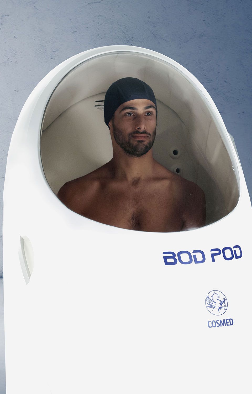 BOD POD GS-X - Man during Body Composition test