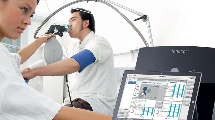 Innocor - Advanced cardiopulmonary and lung function testing using inert gases