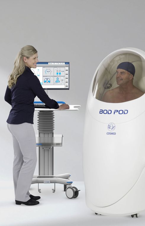 BOD POD GS-X - Body Composition test with operator and workstation