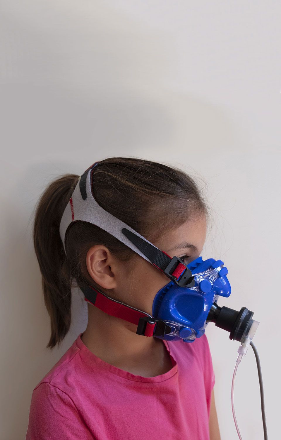 Q-NRG - Girl Resting Energy Expenditure mesurements with mask