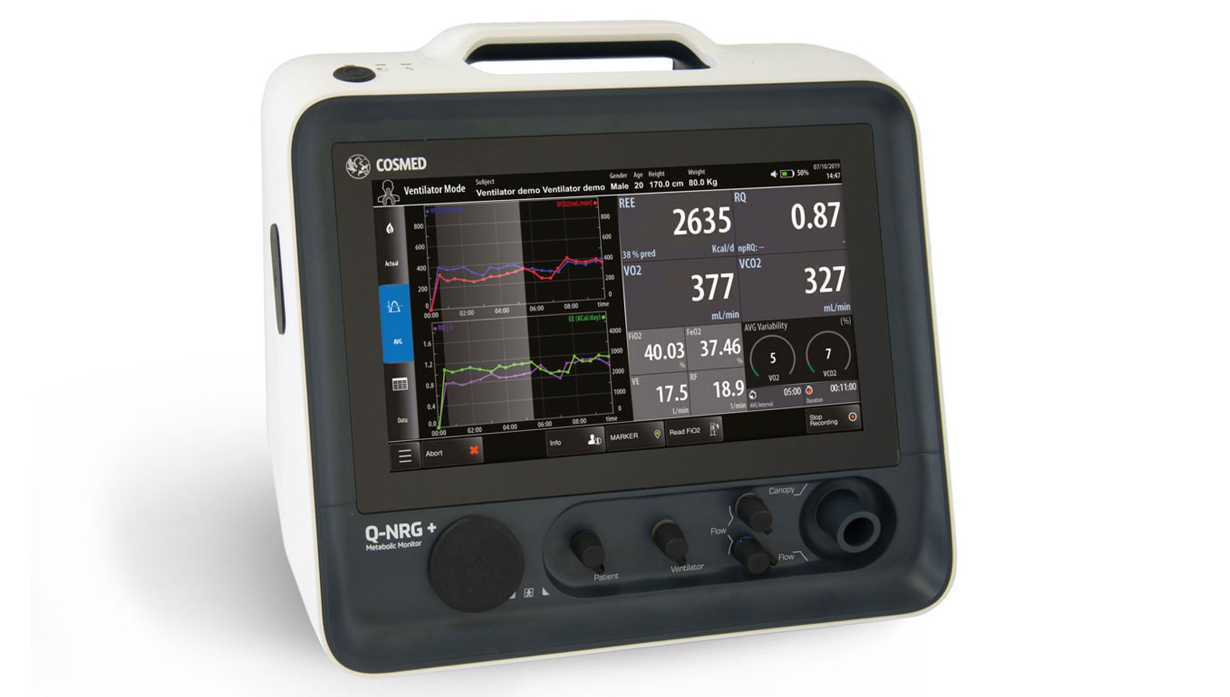 Q-NRG+ Metabolic Monitor