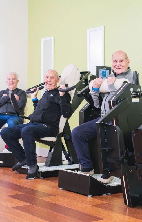 HUR - allenamento di gruppo pazienti anziani