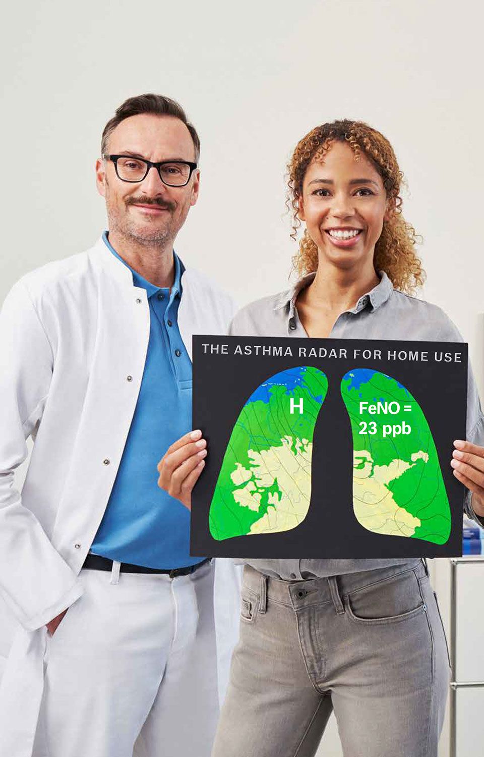 People showing asthma radar panel