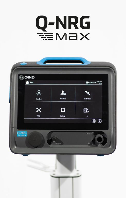 Q-NRG MAX - vue de l'appareil et du logo